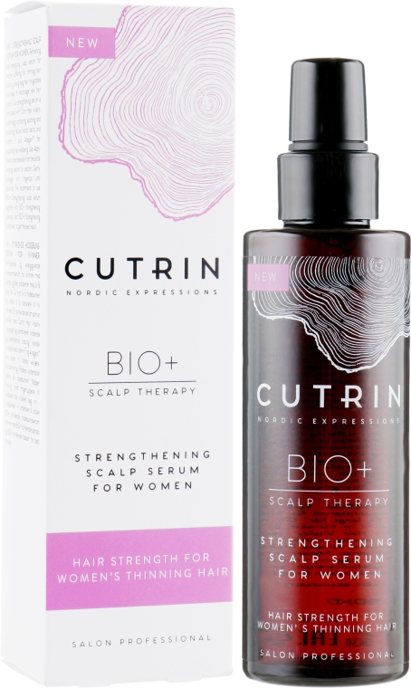 Зміцнювальна сироватка для шкіри голови для жінок Cutrin Bio+ Strengthening Scalp Serum