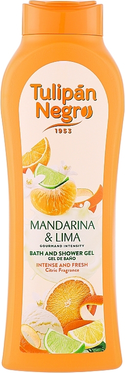 Гель для душу "Мандарин та Лайм" Tulipan Negro Mandarin & Lime Shower Gel
