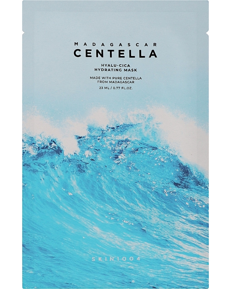 Тканинна маска для інтенсивного зволоження та заспокоєння SKIN1004 Madagascar Centella Hyalu‑Cica Hydrating Mask 23 мл