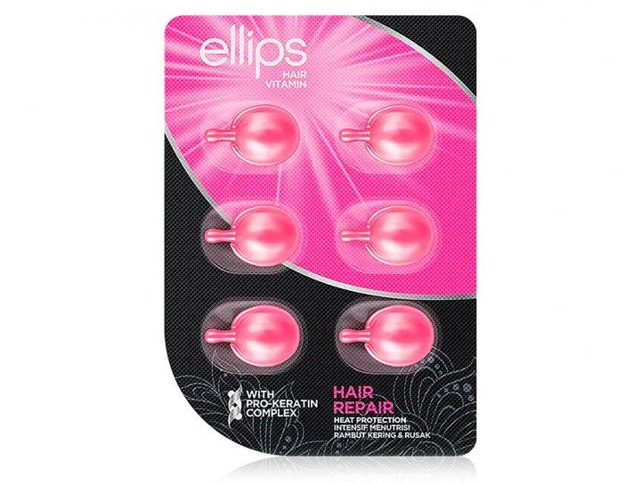 Капсули для відновлення волосся з про-кератиновим комплексом Ellips Hair Repair With Pro-Keratin Complex, 6шт по 1мл