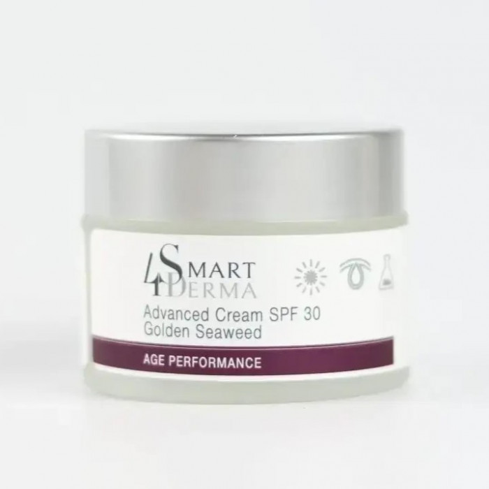 Передовий денний крем SPF 30 «Золоті водорості» Smart4Derma Age Performance, 50 мл
