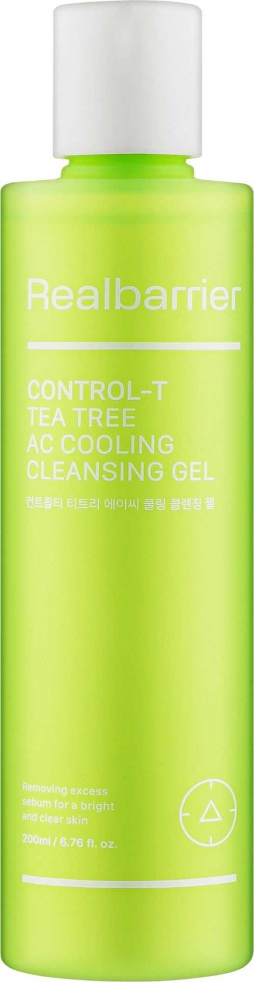 Гель для вмивання себорегулюючий Real Barrier Control-T Tea Tree AC Cooling Cleansing Gel 200 ml