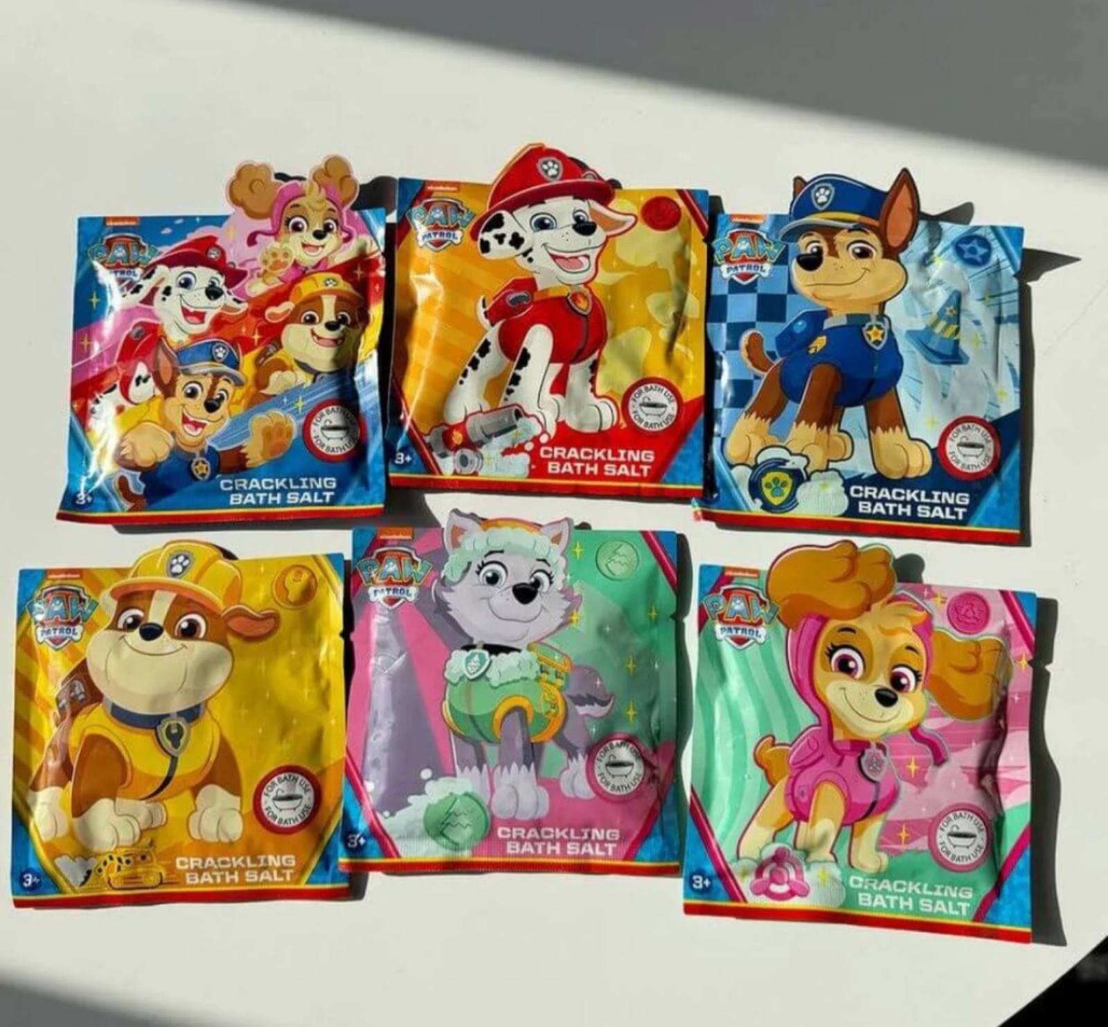 Тріскаюча сіль для ванни , Paw patrol ( різні герої)