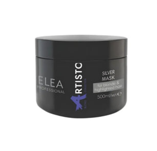 Тонуюча антижовта маска Elea ARTISTO SILVER MASK, 500 ml