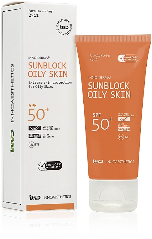 Сонцезахисний крем Innoaesthetics Inno-Derma Sun Defense Oily Skin Spf 50