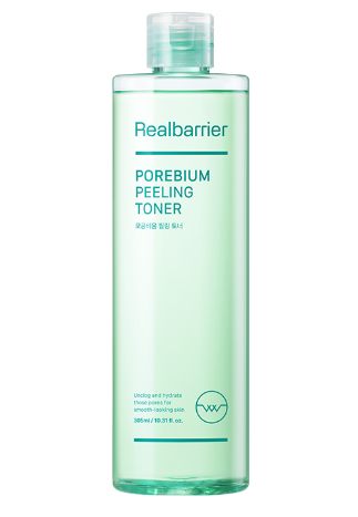 Пілінг-тонік ензимний для боротьби з чорними цятками Real Barrier Pore Bium Peeling Toner