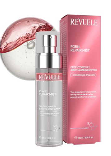 Відновлювальний двофазний міст для обличчя Revuele PDRN Repair Mist, 100 мл